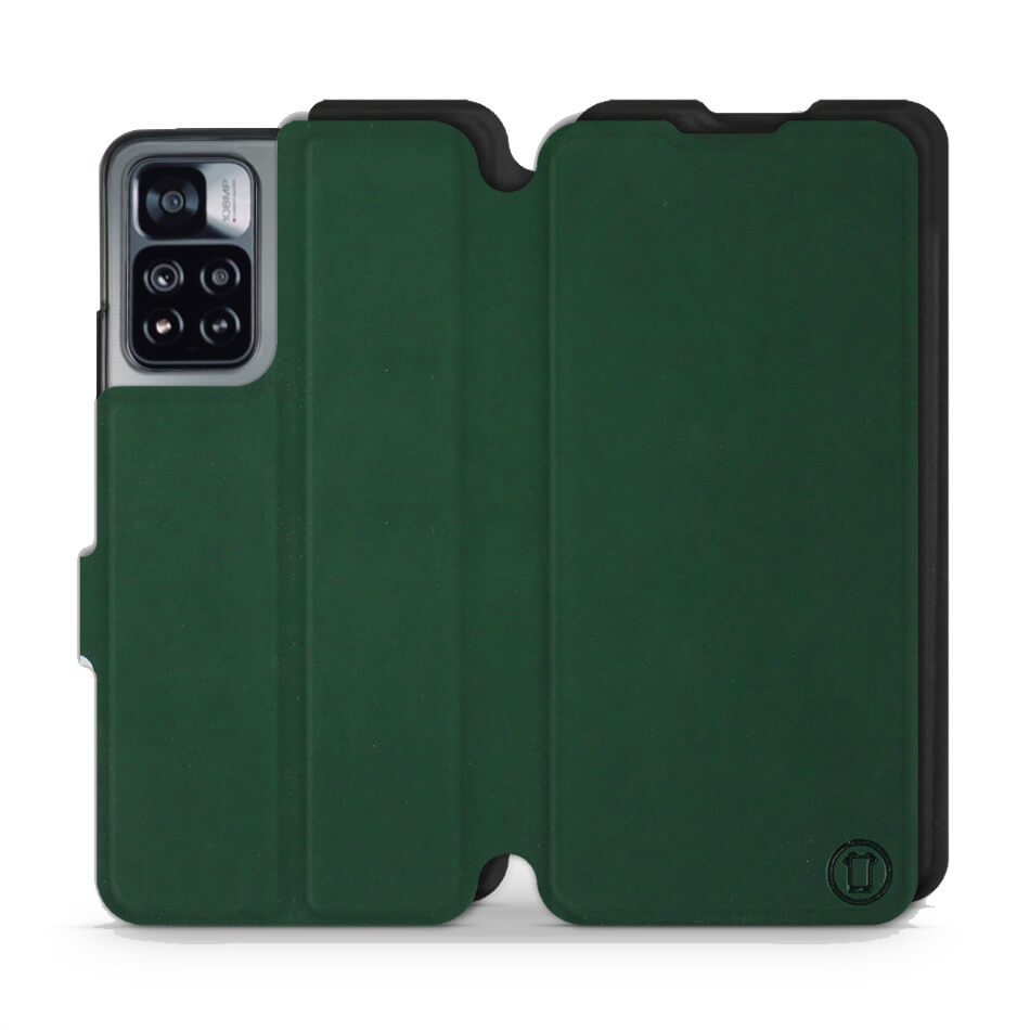 Mobiwear Xiaomi Redmi Note 11 Pro+ 5G Θήκη Βιβλίο Slim Flip - Πράσινη - S_GRB