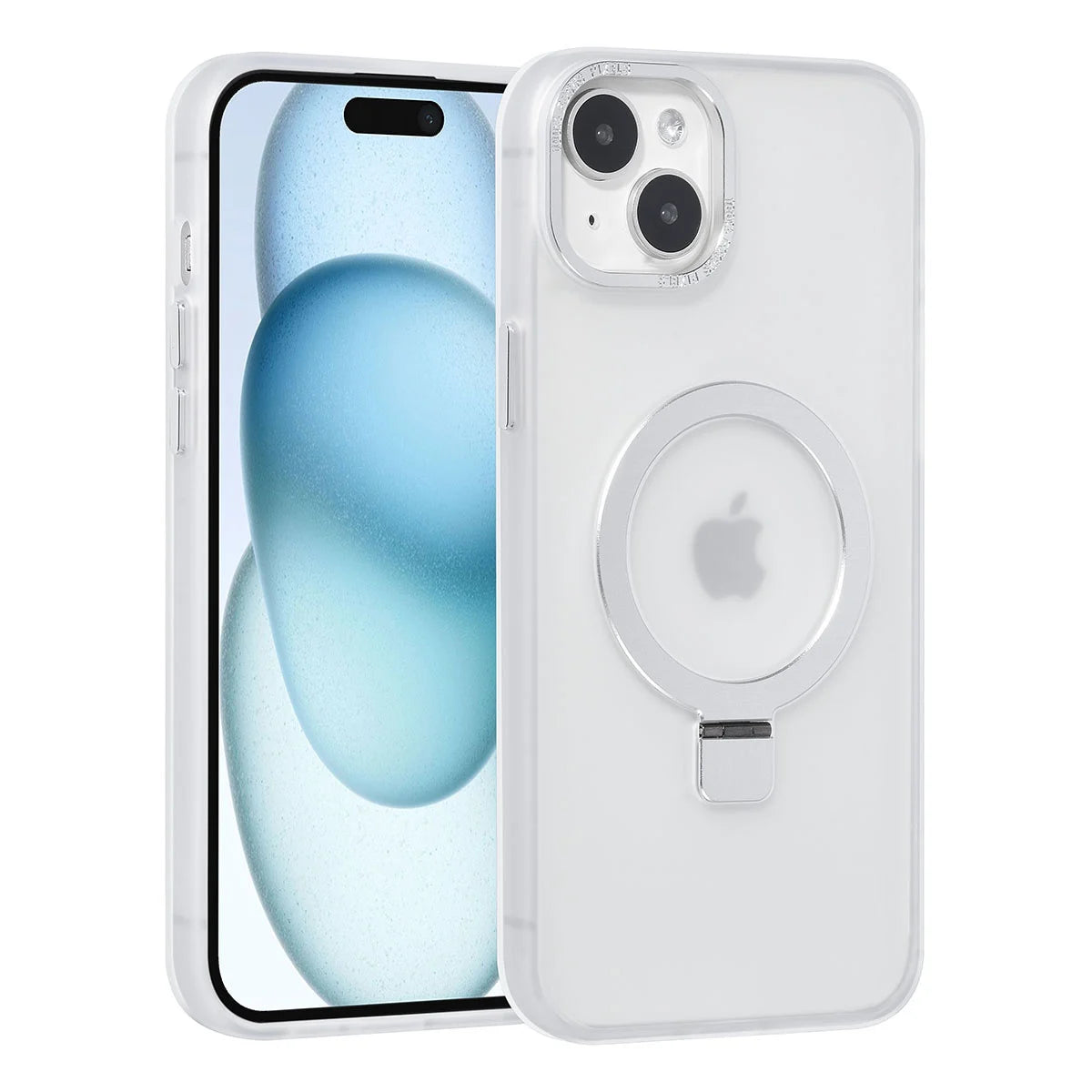 Tuniq iPhone 15 Plus / 14 Plus - MagSafe Σκληρή Θήκη με Δαχτυλίδι Συγκράτησης - White