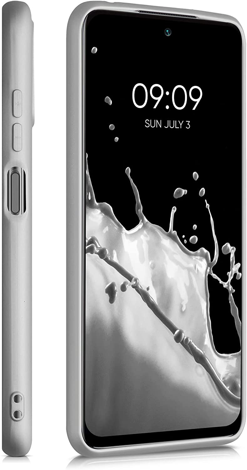 KW Xiaomi Poco M3 Pro 5G Θήκη Σιλικόνης TPU - Metallic Silver - 55364.67