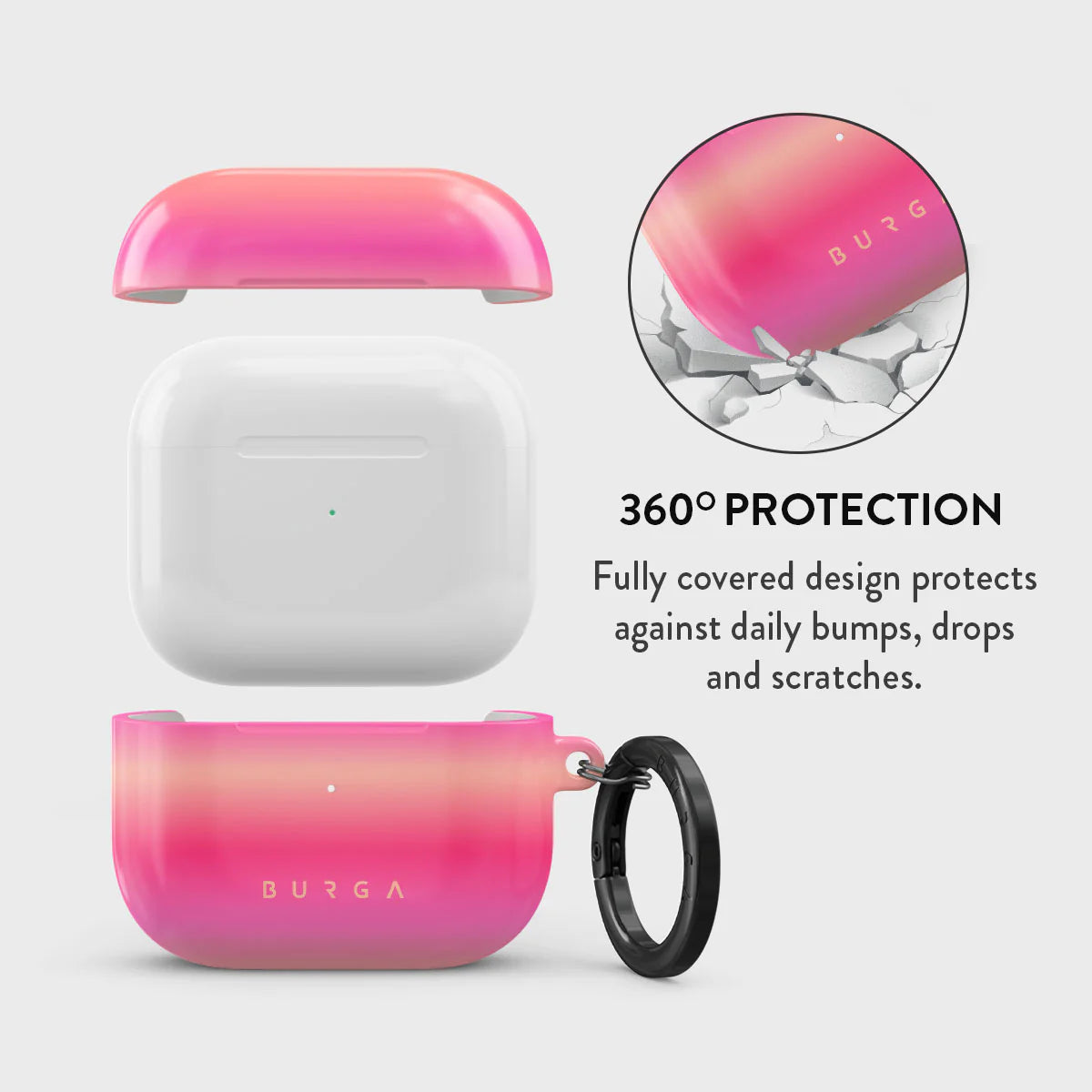 Burga AirPods 3 Σκληρή Θήκη - SPF 100