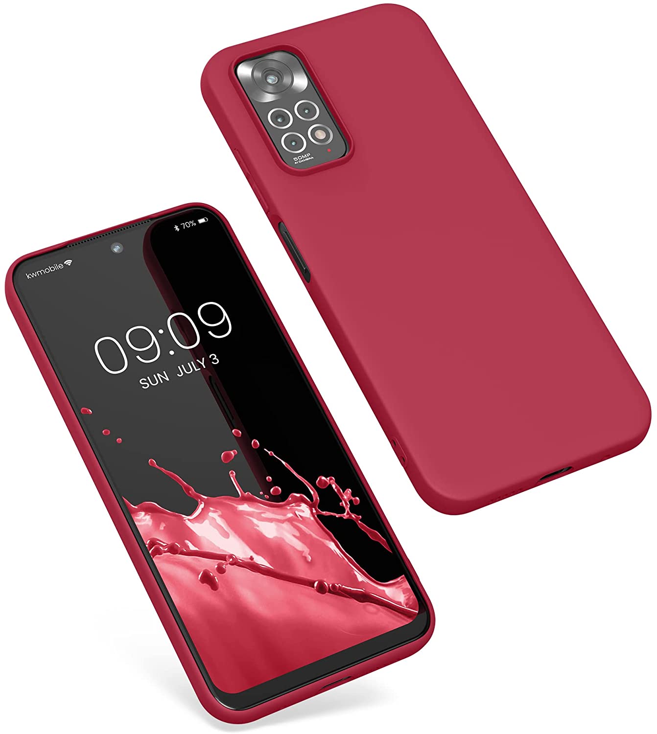 KW Xiaomi Redmi Note 11 / Redmi Note 11S Θήκη Σιλικόνης TPU - Sweet Cherry - 57368.229