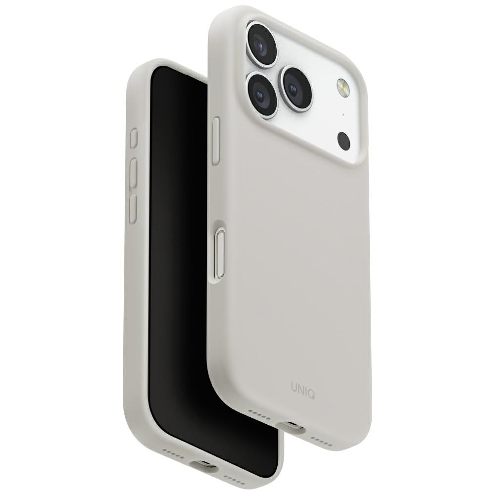 Uniq iPhone 17 Pro - Lino - Θήκη Σιλικόνης με MagSafe - Light Grey