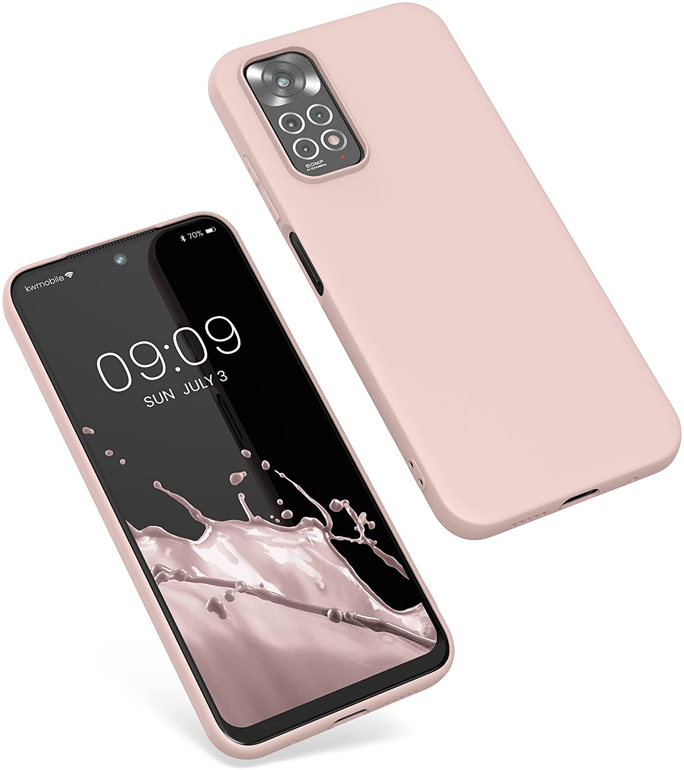 KW Xiaomi Redmi Note 11 / Redmi Note 11S Θήκη Σιλικόνης TPU - Coconut Swirl - 57368.225