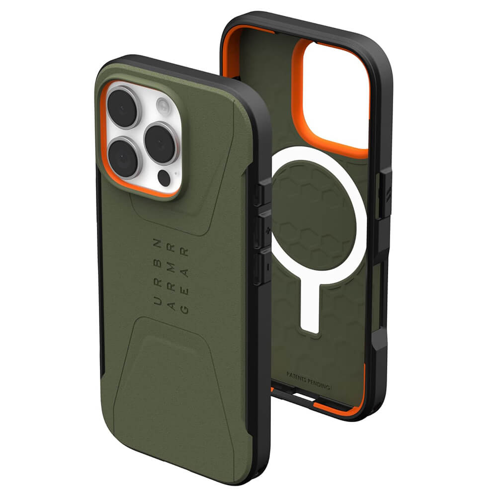 UAG iPhone 16 Pro Max Civilian MagSafe Σκληρή Θήκη με MagSafe - Olive Drab