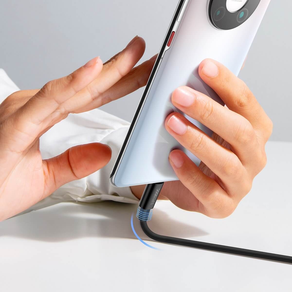 Baseus Superior Series SUPERVOOC Καλώδιο Δεδομένων και Φόρτισης 65W 1m - USB to Type-C - Black - CAYS000901