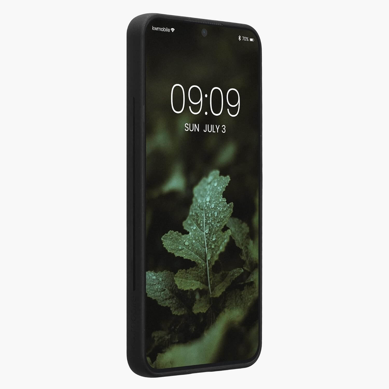 KW Samsung Galaxy S24 Θήκη από Φυσικό Ξύλο - Dark Brown