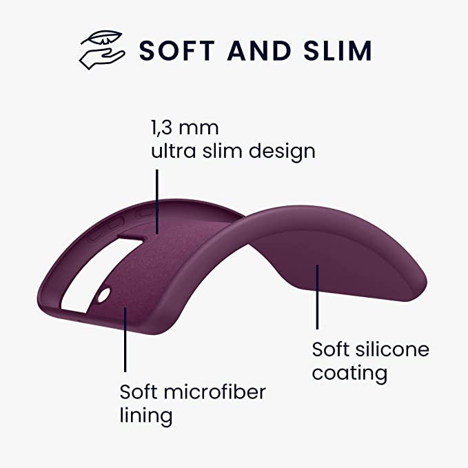 KW Samsung Galaxy S22 Plus Θήκη Σιλικόνης Rubberized TPU - Bordeaux Violet - 57569.187