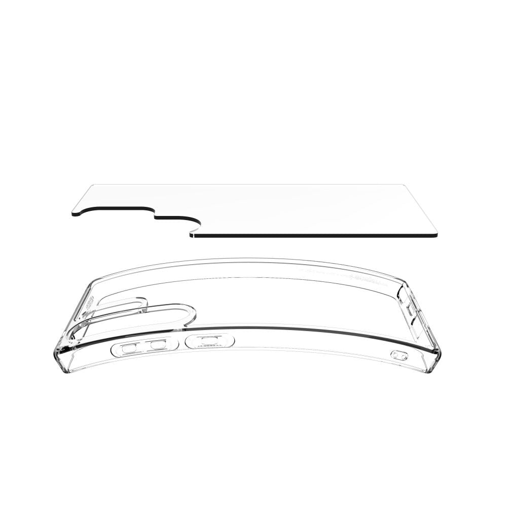 Spigen Samsung Galaxy S25 Ultra - Σκληρή Θήκη με Πλαίσιο Σιλικόνης Ultra Hybrid - Crystal Clear