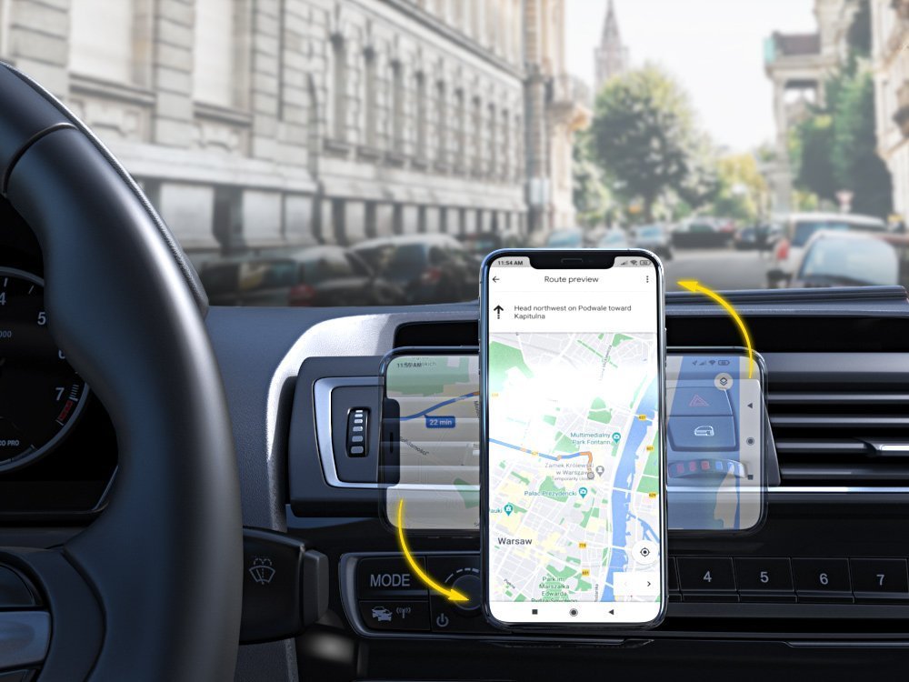 Wozinsky WMH-03 Universal Μαγνητική Βάση Αυτοκινήτου Αεραγωγού - Black