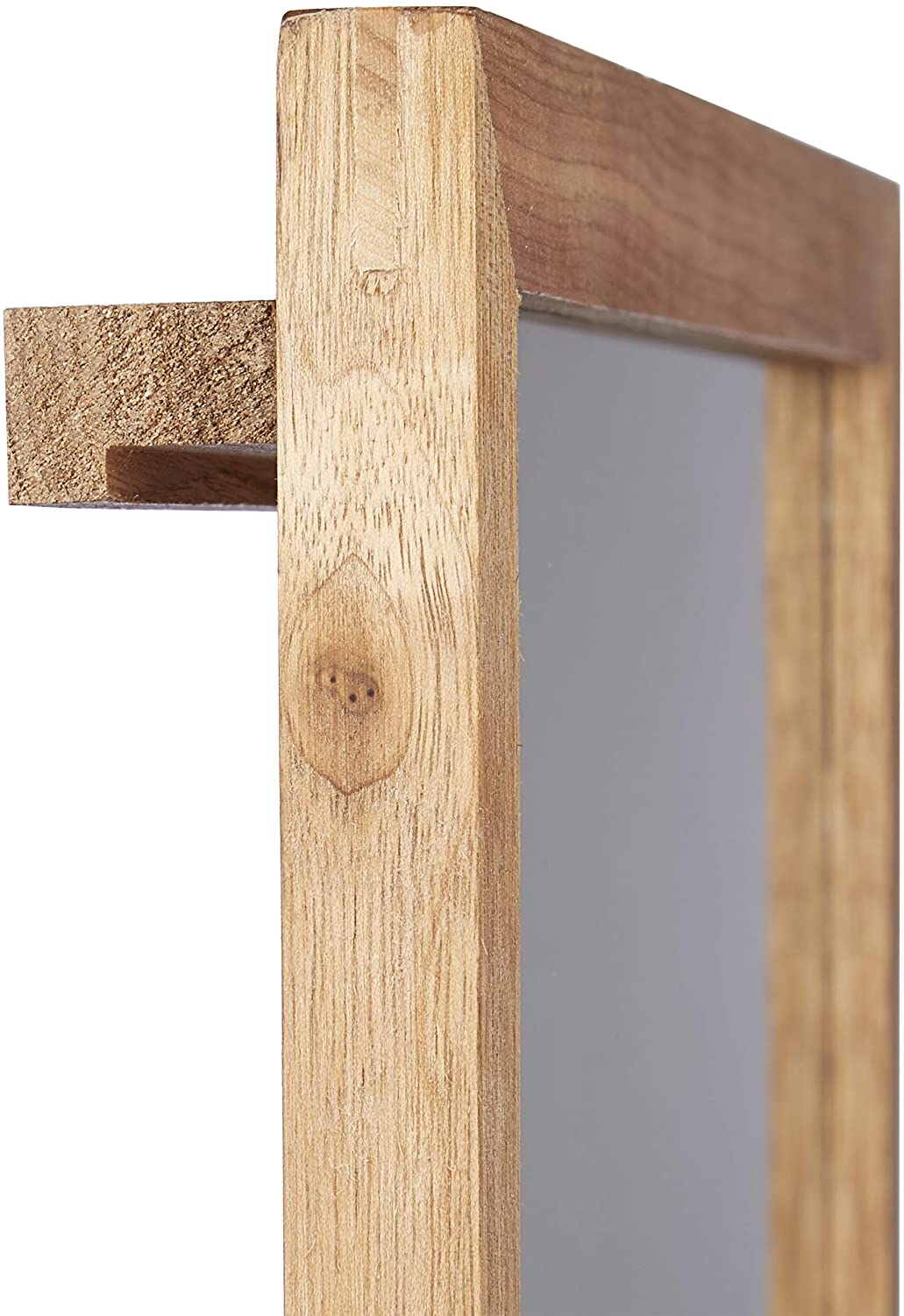 Relaxdays Ράφι Μπάνιου με Καθρέφτη - Natural - 4052025206420