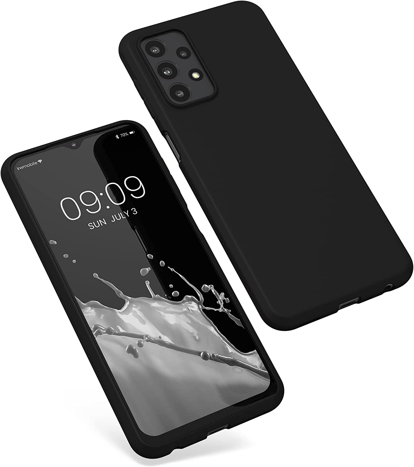 KW Samsung Galaxy A23 5G Θήκη Σιλικόνης TPU - Black - 57804.01