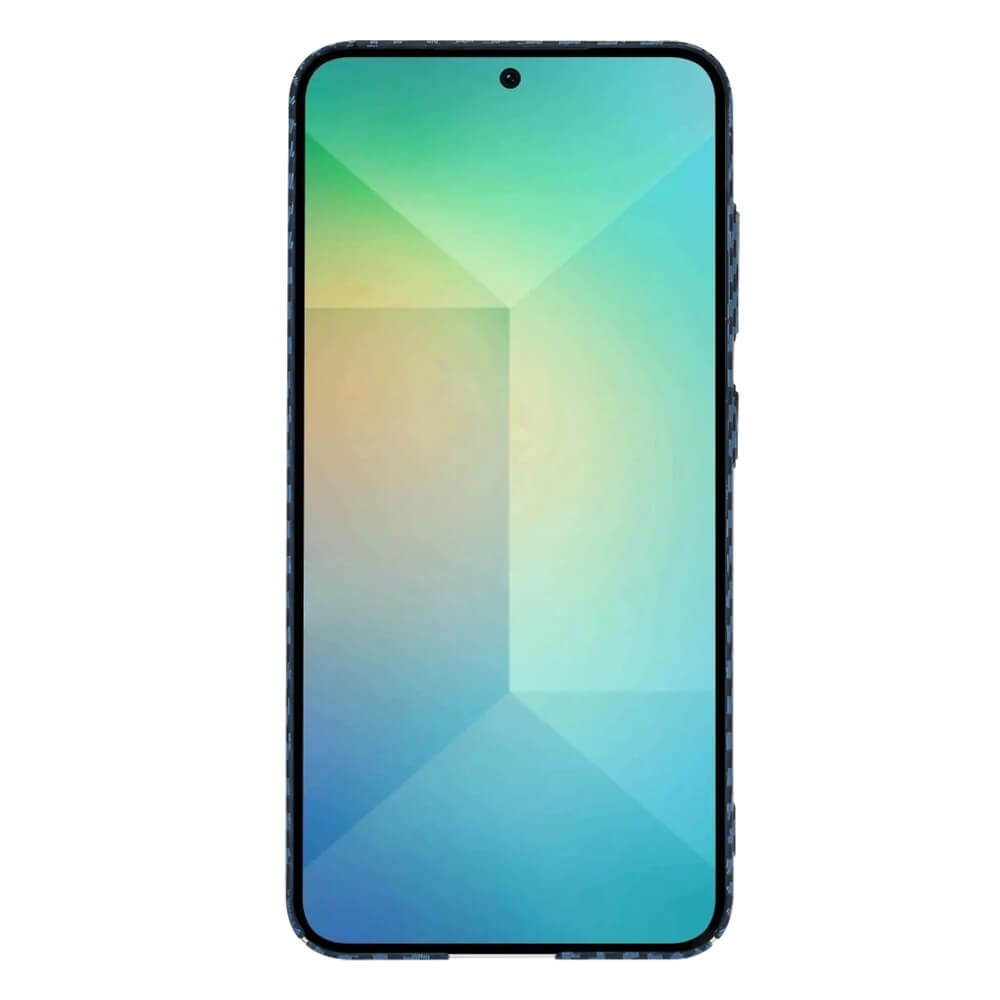 Techsuit Samsung Galaxy S25 Σκληρή Θήκη Carbonite FiberShell - Cyan