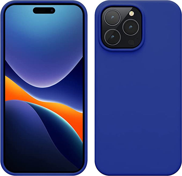 KW iPhone 14 Pro Max Θήκη Σιλικόνης Rubberized TPU - Baltic Blue - 59074.134 - likebrands.gr