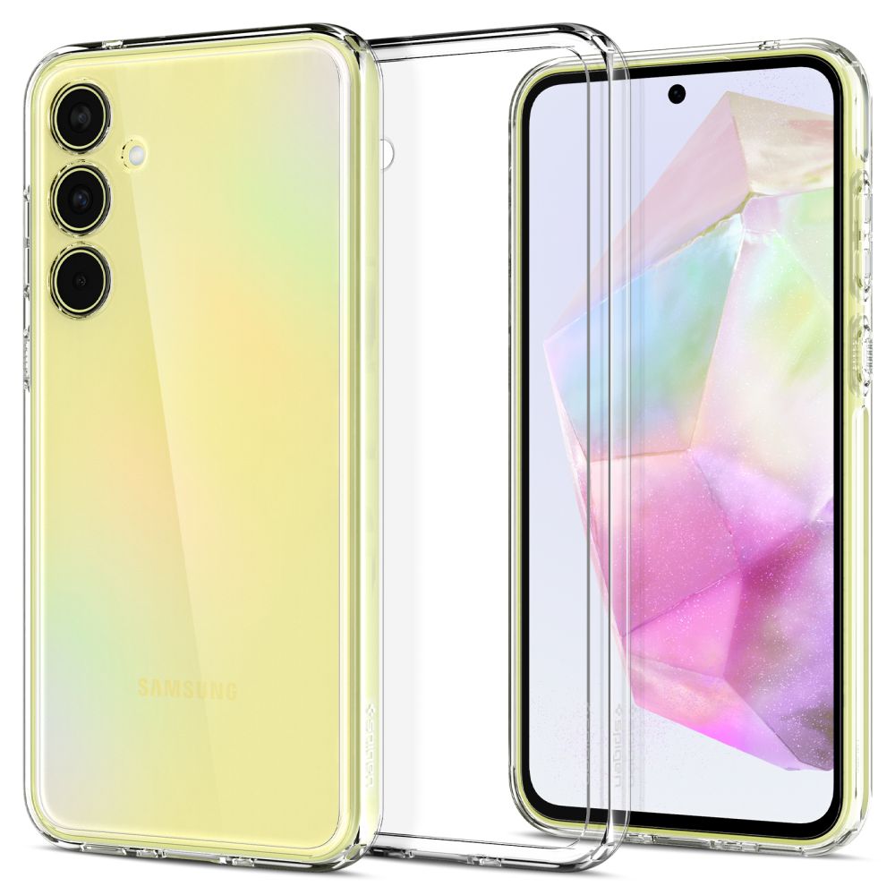 Spigen Samsung Galaxy A35 5G Σκληρή Θήκη με Πλαίσιο Σιλικόνης Ultra Hybrid - Crystal Clear