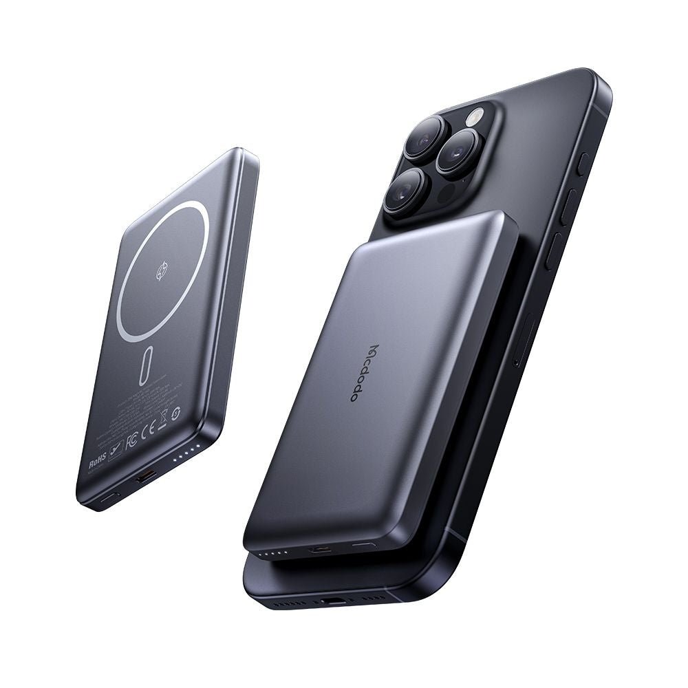 Mcdodo Ασύρματο MagSafe PowerBank 10000mAh 20W με Θύρα Type - C - Meta Series MC - 4651 - Black
