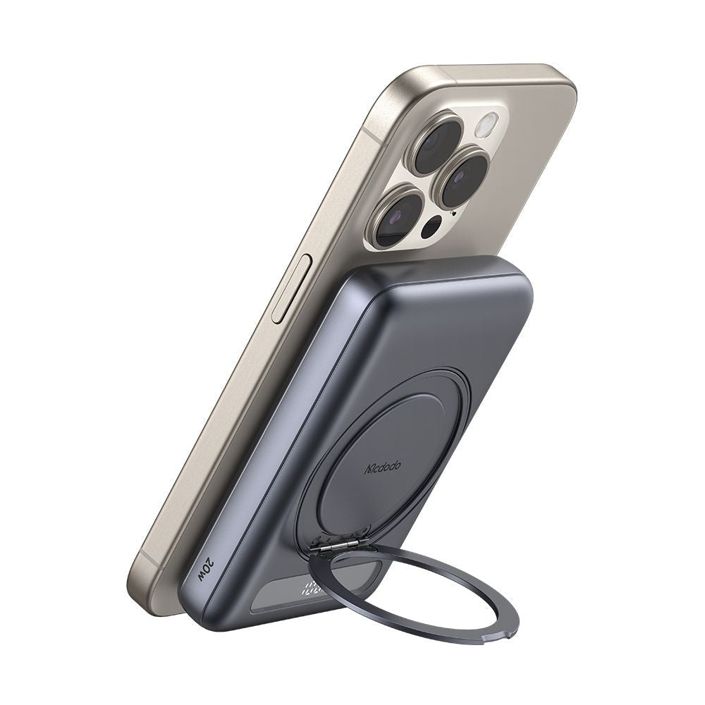 Mcdodo Ασύρματο MagSafe PowerBank 10000mAh 20W με Θύρα Type - C - Meta Series MC - 8371 - Dark Grey