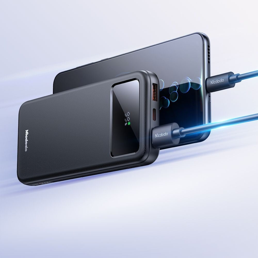 Mcdodo PowerBank 10000mAh 22.5W με 2 Θύρες USB και 1 Θύρα Type - C - MC - 4220 - Black