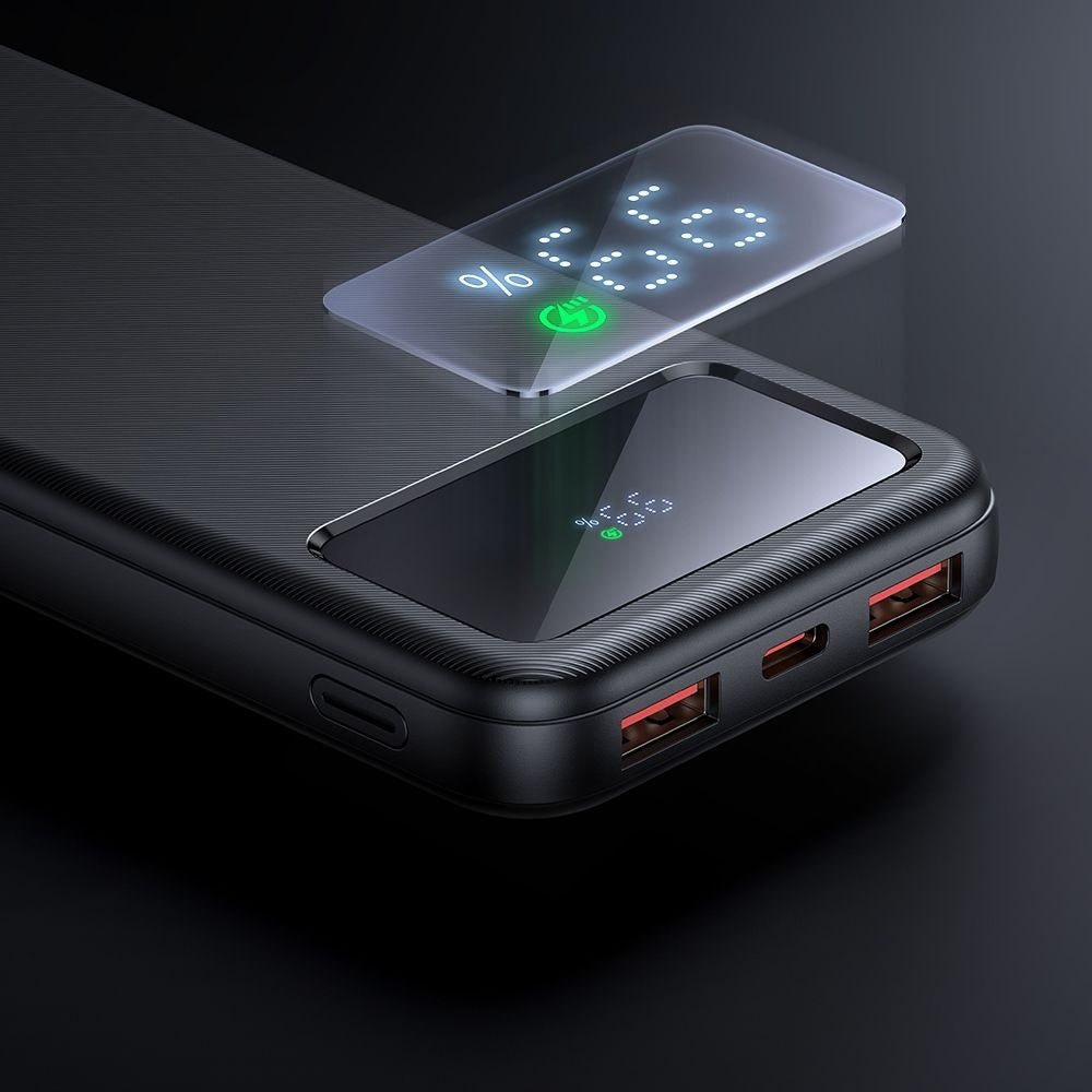 Mcdodo PowerBank 10000mAh 22.5W με 2 Θύρες USB και 1 Θύρα Type - C - MC - 4220 - Black