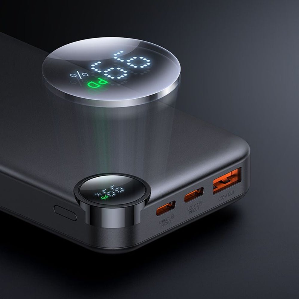 Mcdodo PowerBank 10000mAh 30W με 2 Θύρες Type - C και 1 Θύρα USB - MC - 3850 - Black