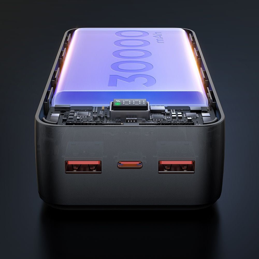Mcdodo PowerBank 30000mAh 22.5W με 2 Θύρες USB και 1 Θύρα Type - C - MC - 4240 - Black