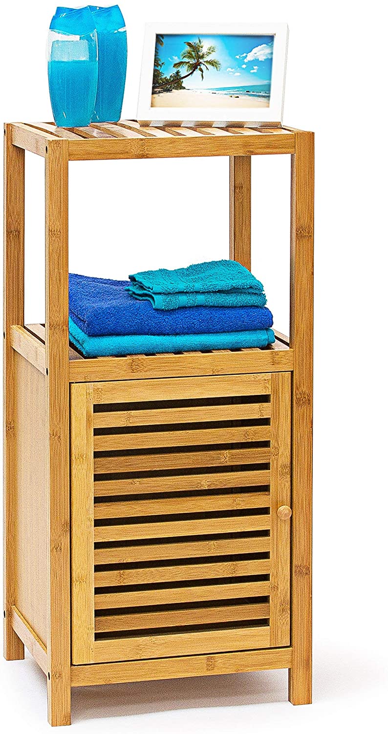 Relaxdays Ράφι Μπάνιου / Σαλονιού από Μπαμπού - Natural - 4052025047412