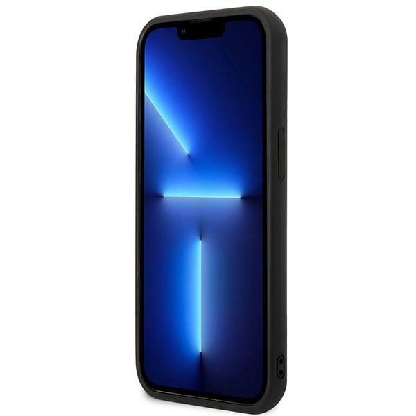 Karl Lagerfeld iPhone 14 Pro - 3D Silicone TPU Karl and Choupette Θήκη Σιλικόνης με Επένδυση από Μικροϊνες - Black - KLHCP14L3DRKCK