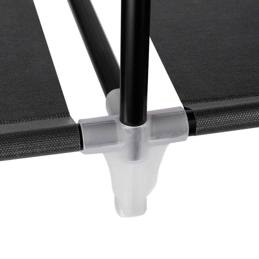 Songmics Υφασμάτινη Ντουλάπα με Ράγα Ρούχων και Ράφια - 150 x 175 x 45 cm - Black - RYG12B