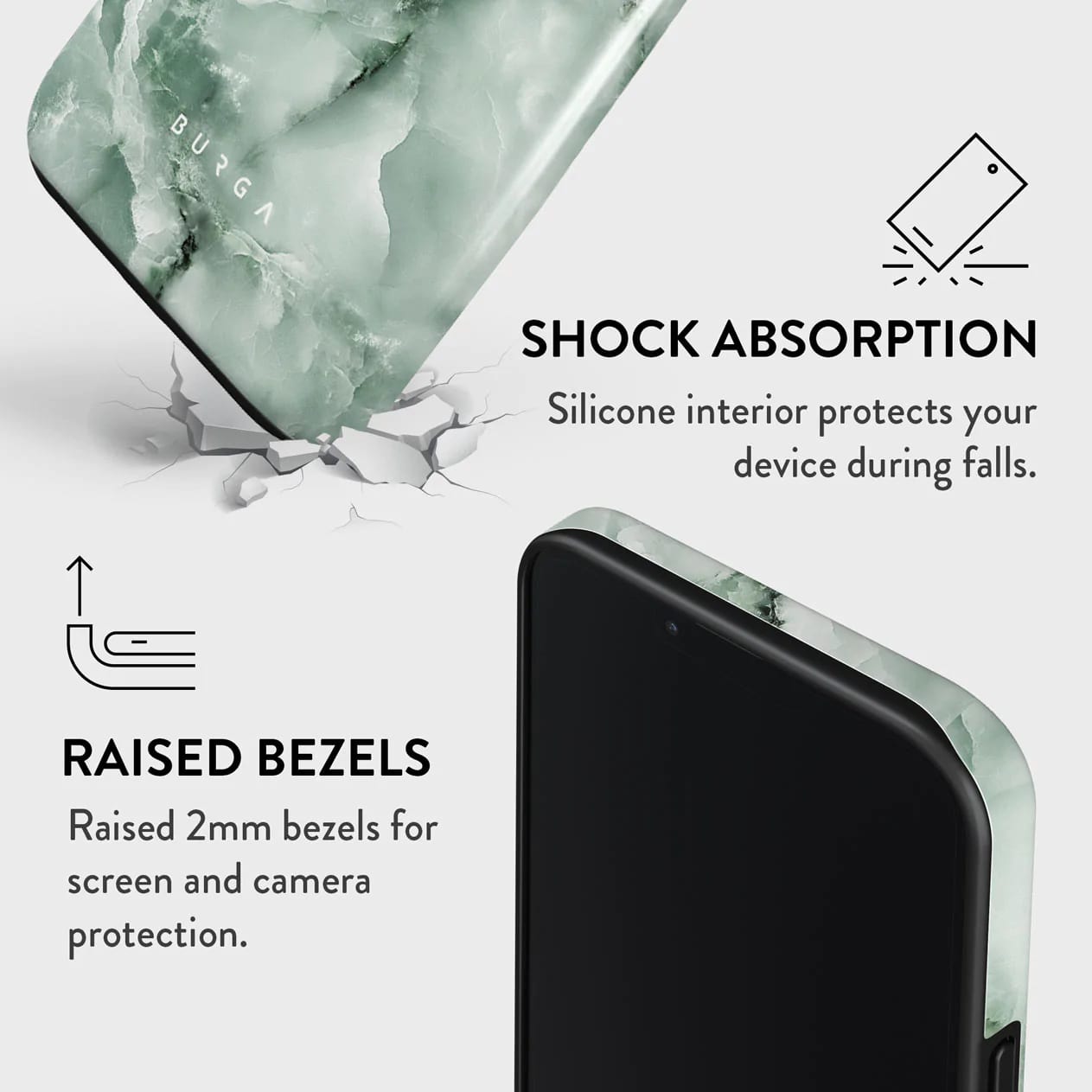 Burga iPhone 14 Plus Fashion Tough Σκληρή Θήκη - Pistachio Cheesecake