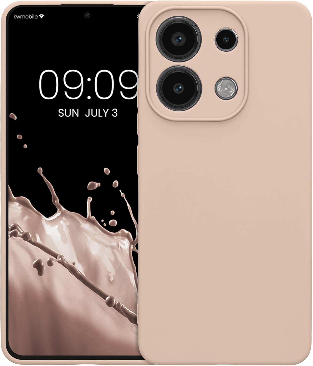 KW Xiaomi Redmi Note 13 4G Θήκη Σιλικόνης TPU - Coconut Swirl