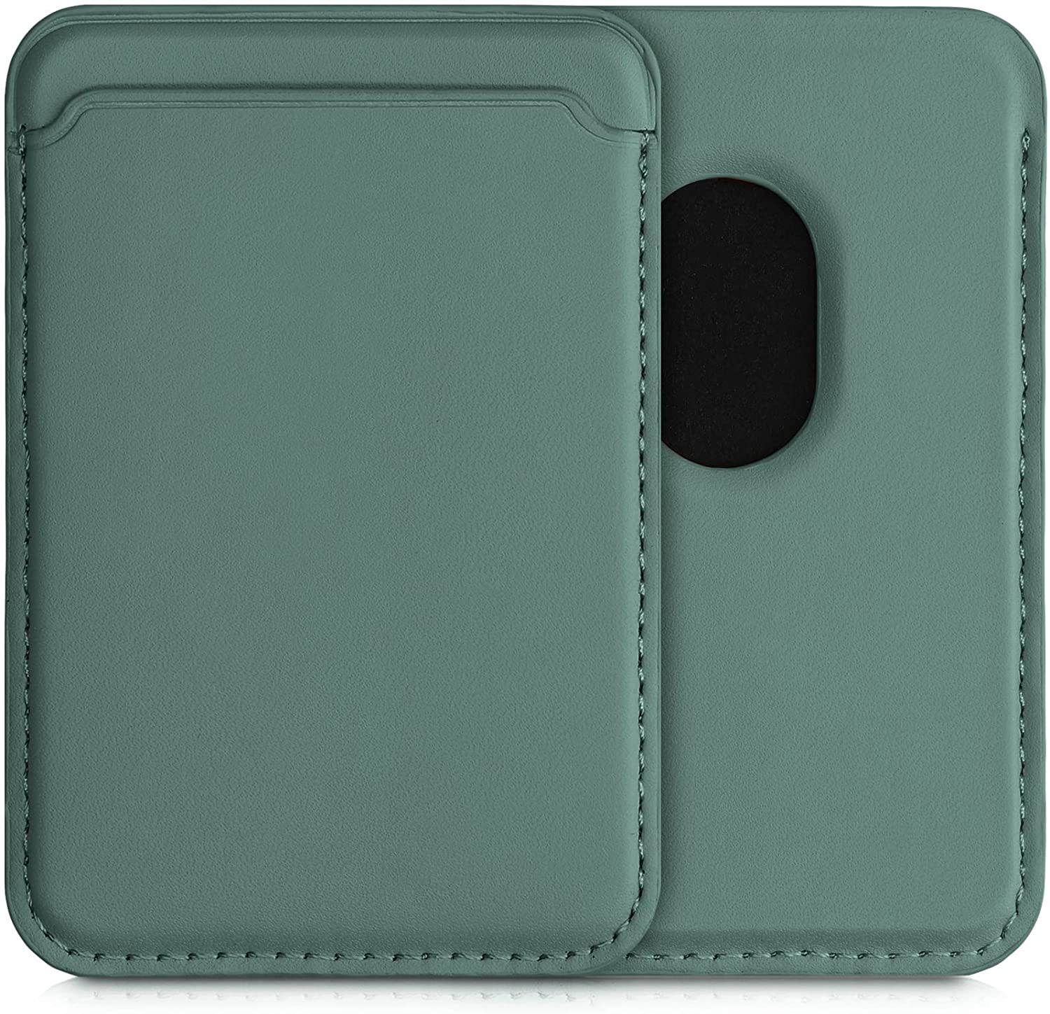 KW iPhone Θήκη από Συνθετικό Δέρμα για Πιστωτικές Κάρτες - Teal Matte - 54606.57