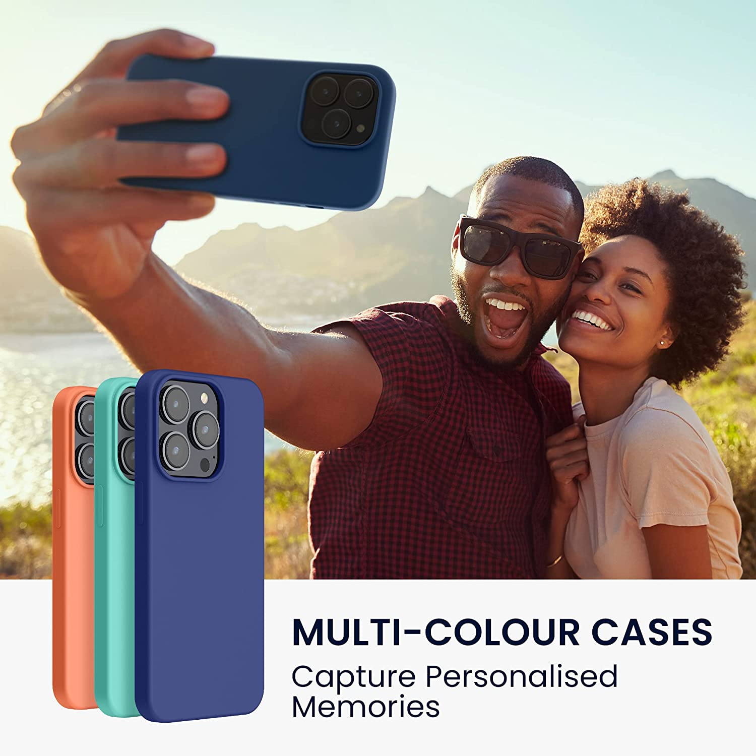 KW iPhone 14 Pro Θήκη Σιλικόνης TPU - Navy Blue - 59073.116