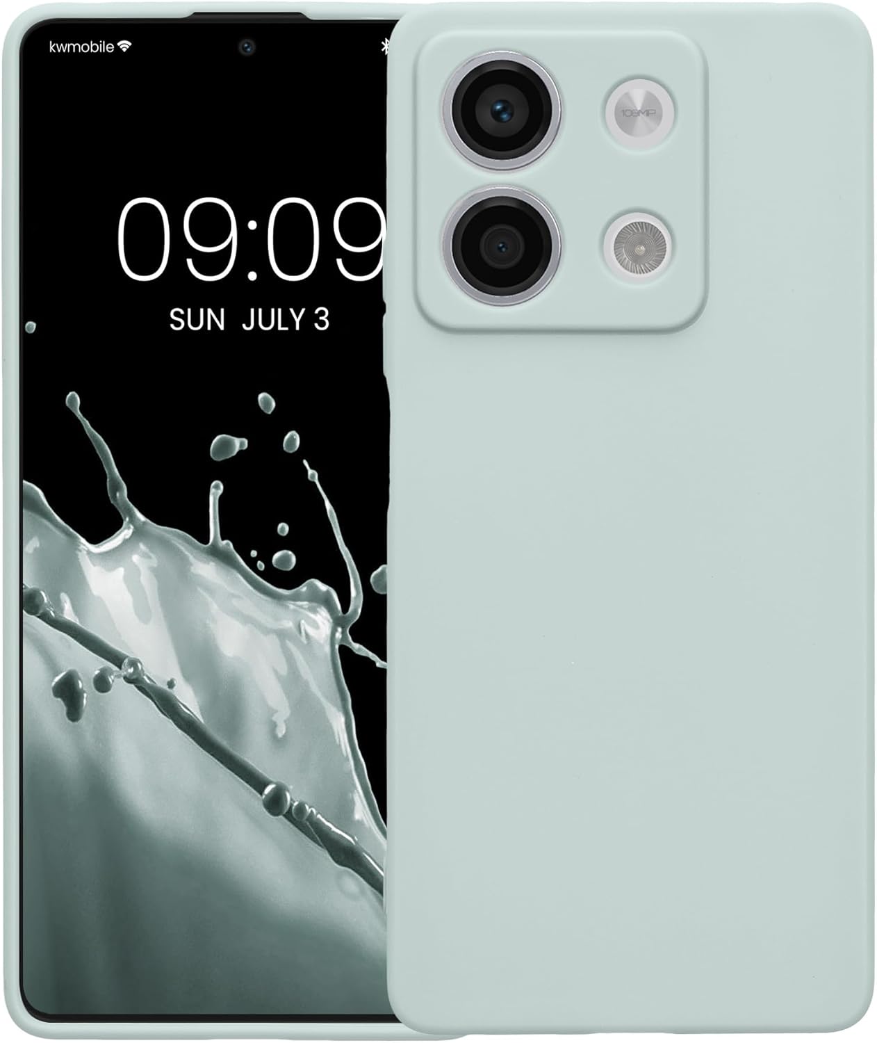 KW Xiaomi Redmi Note 13 5G Θήκη Σιλικόνης TPU - Cool Mint