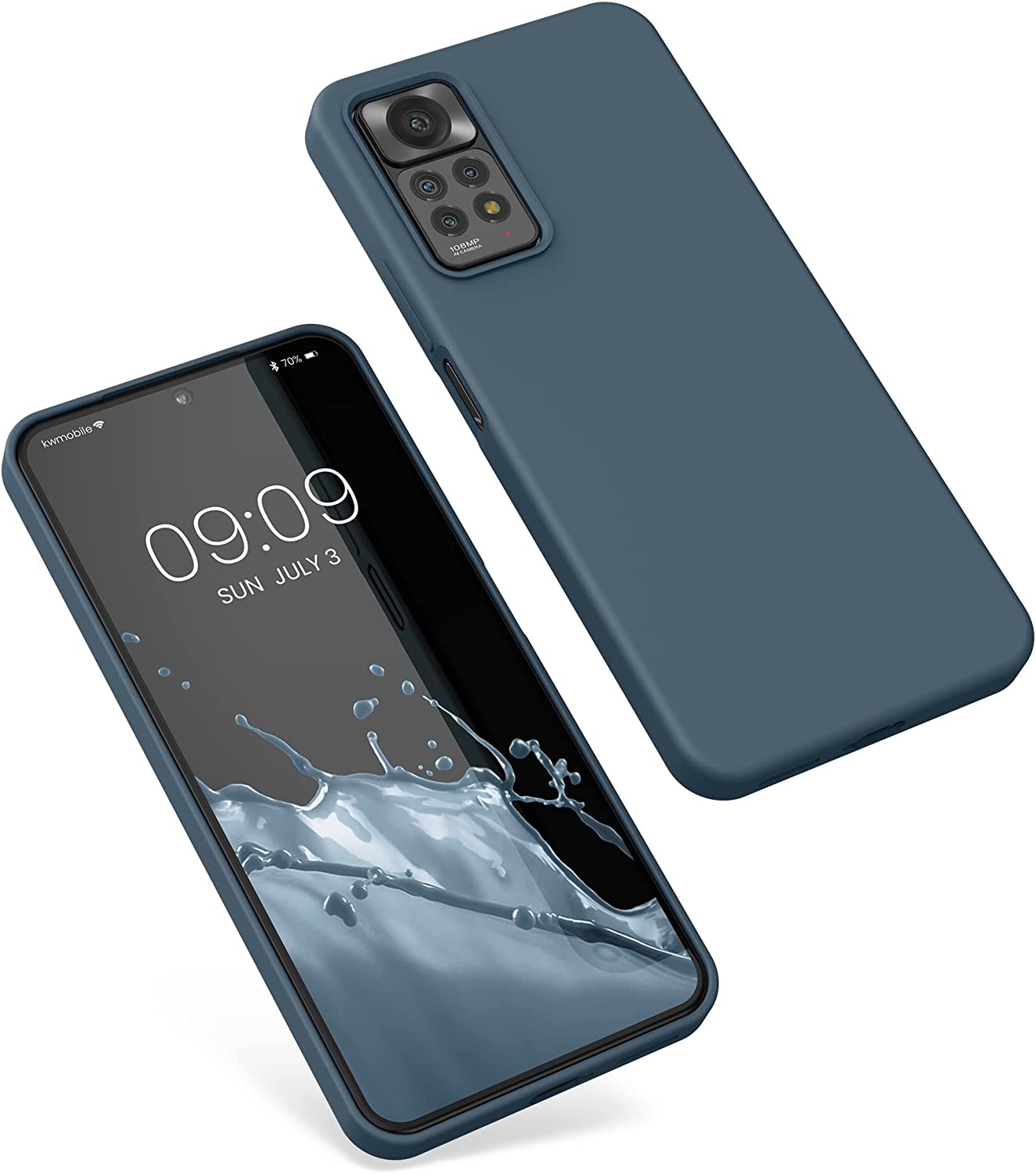 KW Xiaomi Redmi Note 11 Pro / Note 11 Pro 5G Θήκη Σιλικόνης Rubberized TPU - Dark Slate - 57373.202