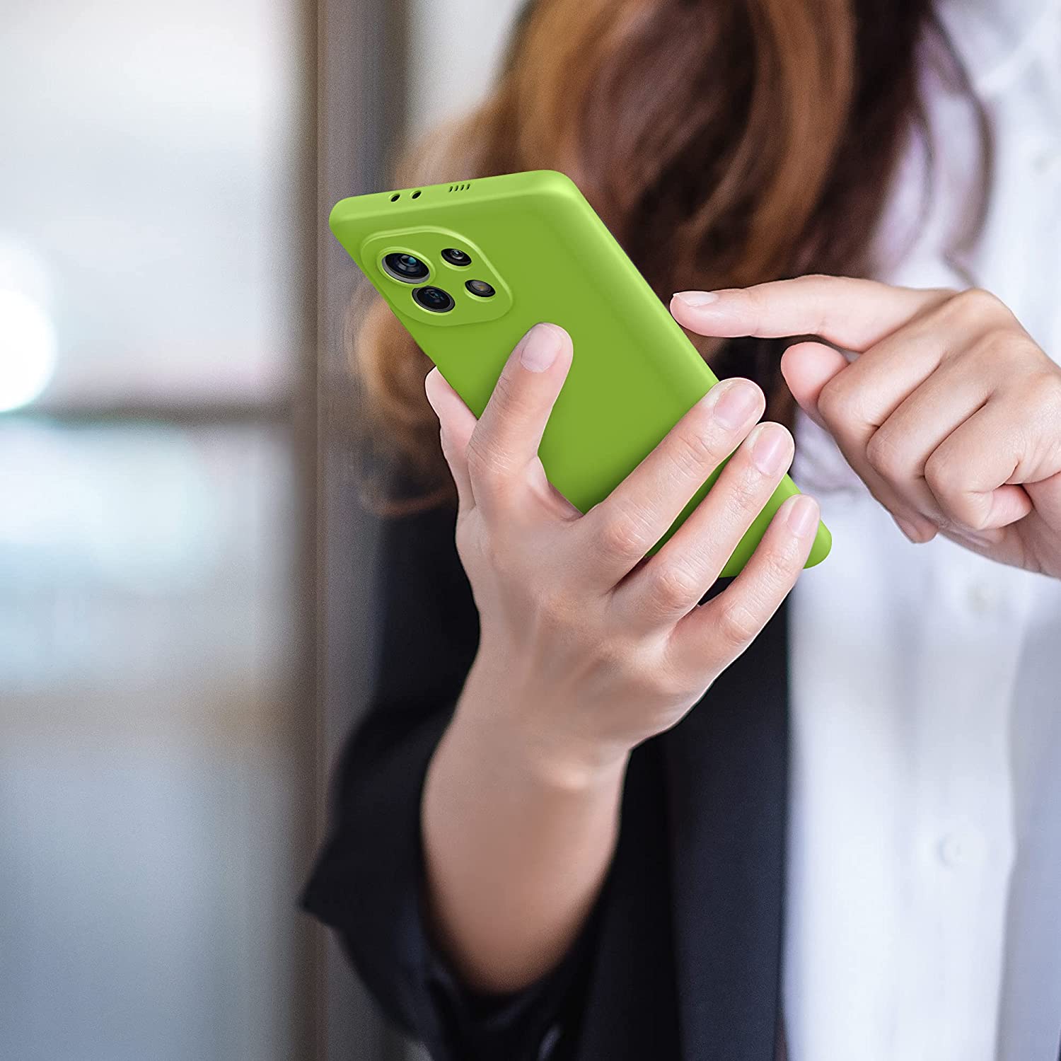 KW Xiaomi Mi 11 Θήκη Σιλικόνης TPU - Green Pepper - 54188.220