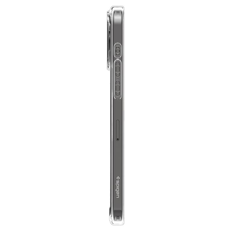 Spigen iPhone 15 Pro Crystal Hybrid Mag Σκληρή Θήκη με Πλαίσιο Σιλικόνης Και MagSafe - White