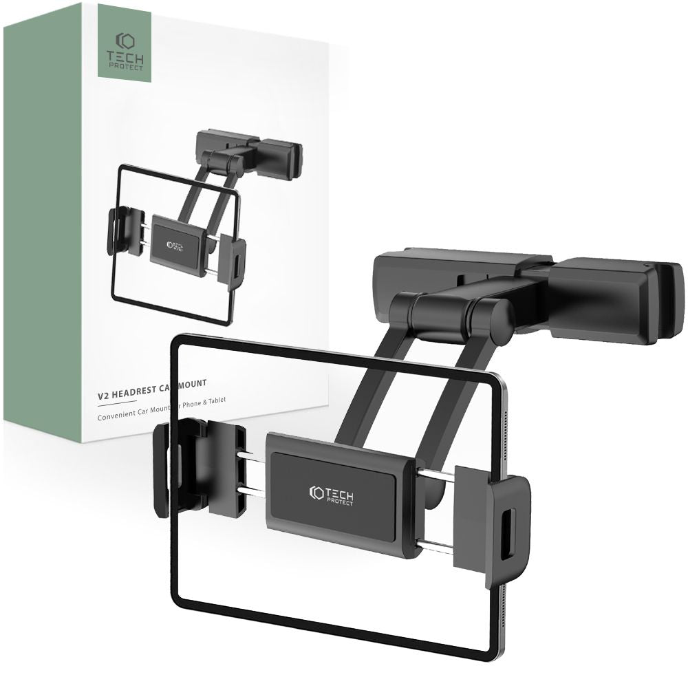 Tech-Protect V2 Stretchable Βάση Αυτοκίνητου για τα Πίσω Καθίσματα - Black