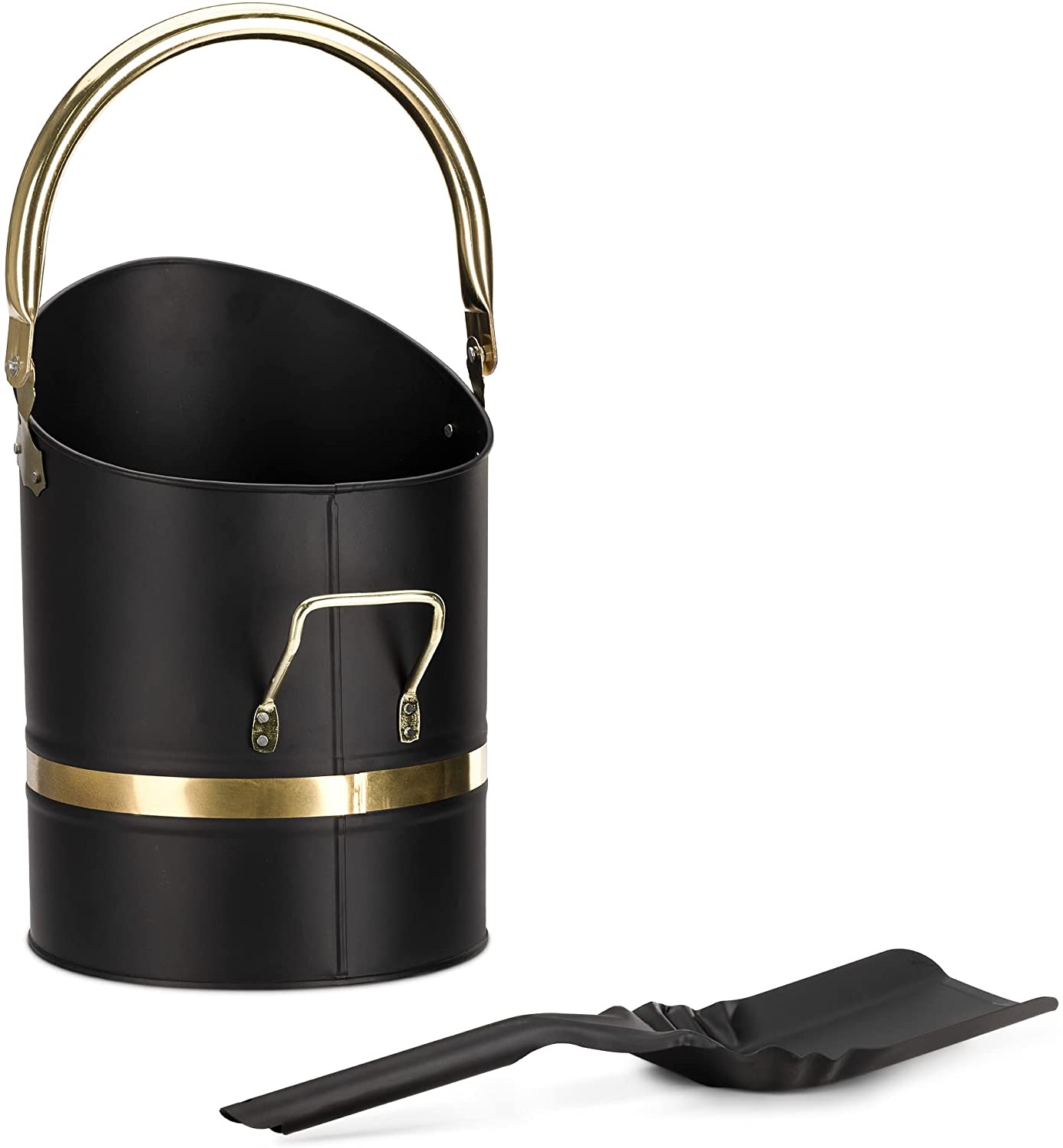 Navaris Σετ με Δοχείο για Στάχτες και Φτυάρι - Black / Gold - 55600.01