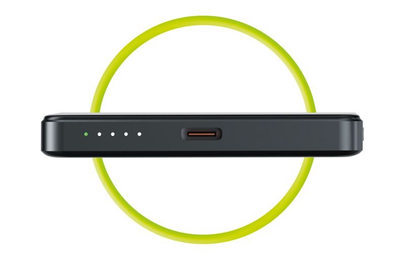 Mobile Origin - 3in1 Ασύρματο MagSafe Power Bank Κινητού / Apple Watch / AirPods 5.000mAh με Καλώδιο Type - C - PB4 Metal Slim - Space Grey