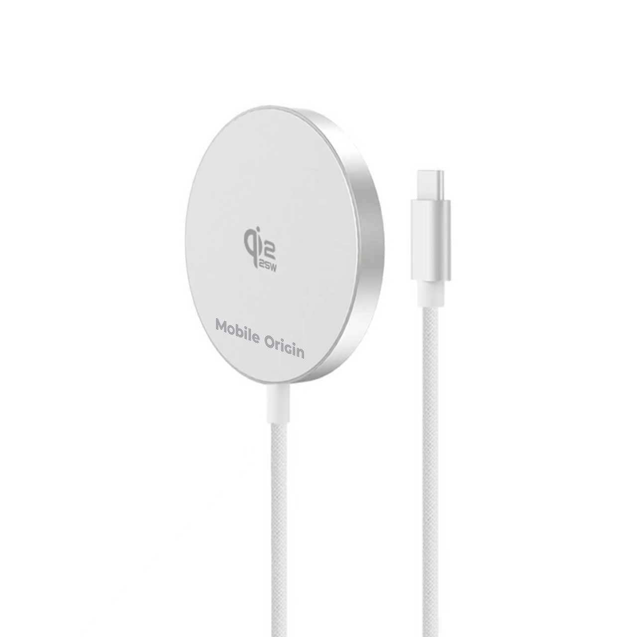Mobile Origin Ασύρματος Φορτιστής MagSafe Qi2 25W - PW29 - White