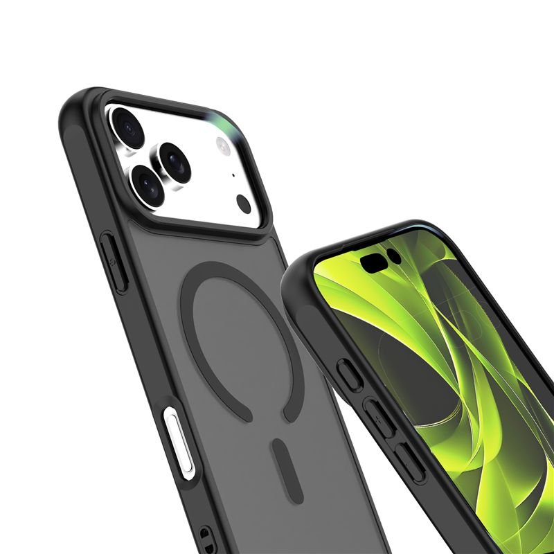 Mobile Origin iPhone 17 Pro Max - Σκληρή Θήκη με Πλαίσιο Σιλικόνης - Hybrid MagSafe - Matte Black