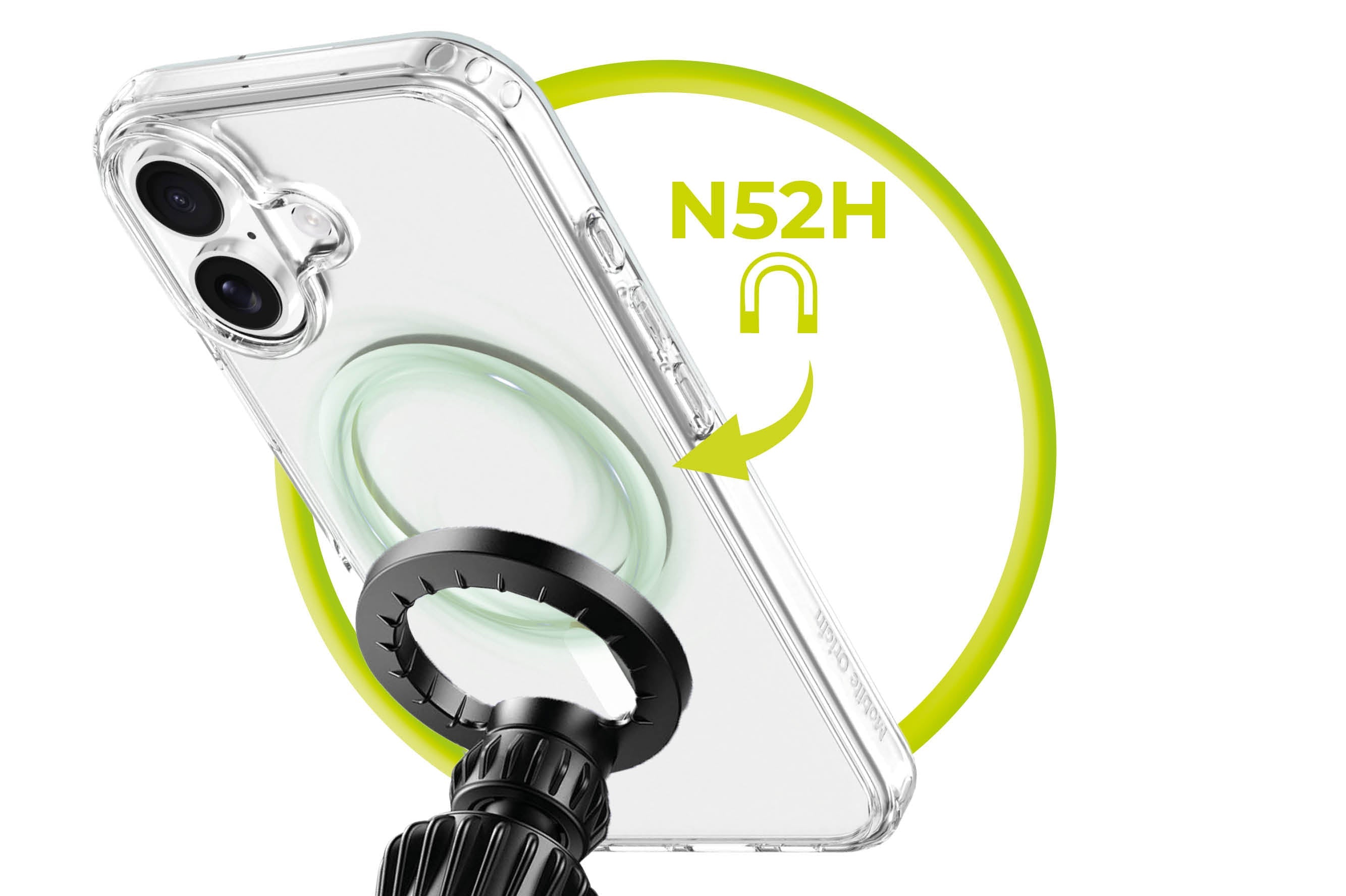 Mobile Origin iPhone 17 - Σκληρή Θήκη με Πλαίσιο Σιλικόνης - Hybrid MagSafe - Διάφανη / White