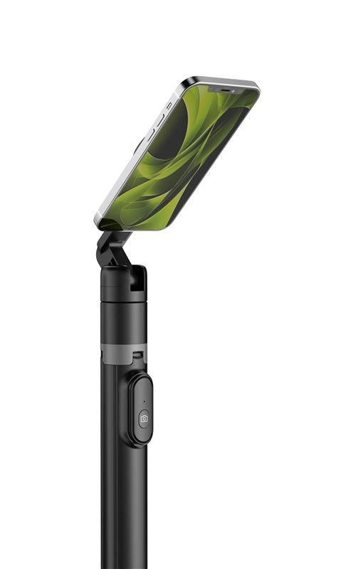 Mobile Origin - Ασύρματο MagSafe Selfie Stick με Τρίποδο και Bluetooth Τηλεχειριστήριο - S2 - Black