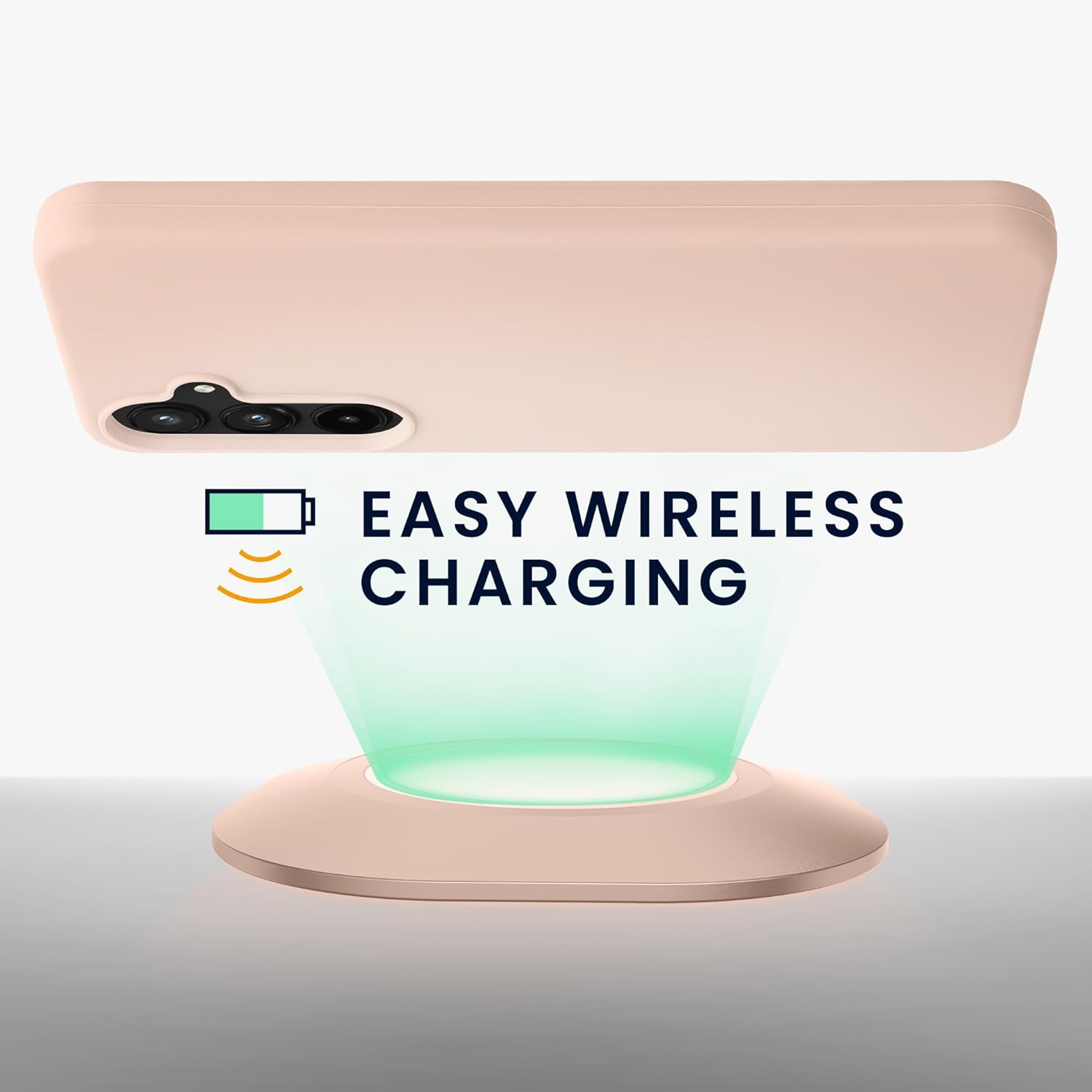 KW Samsung Galaxy A55 5G Θήκη Σιλικόνης Rubberized TPU - Coconut Swirl