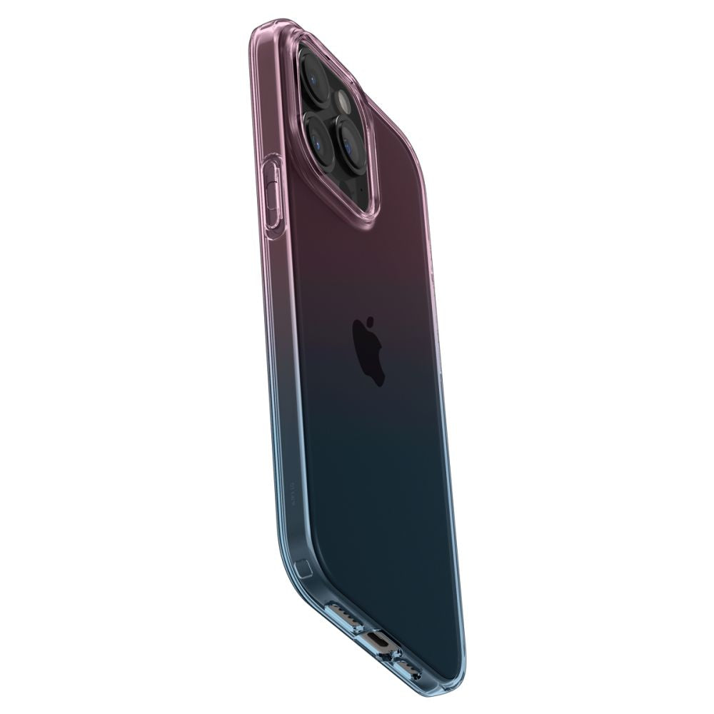 Spigen iPhone 15 Pro Liquid Crystal Θήκη Σιλικόνης - Gradation Pink