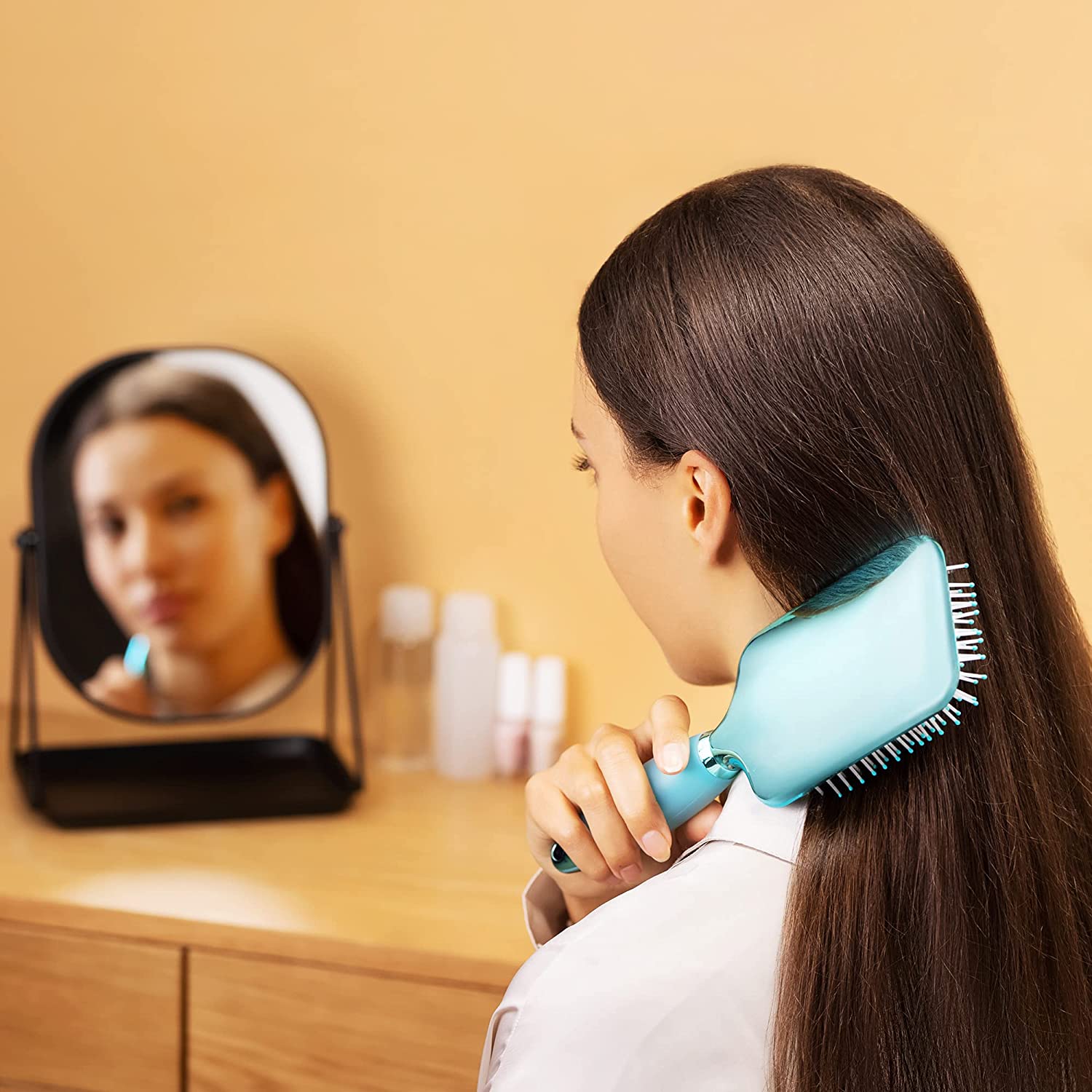 Navaris Βούρτσα Μαλλιών - Blue / White - 55073.01