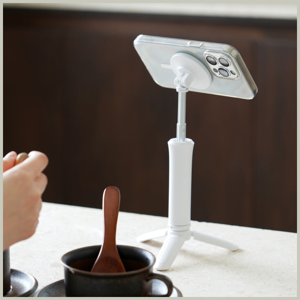 Araree Magfie Pod Lite Selfie Stick - MagSafe Τρίποδο - White