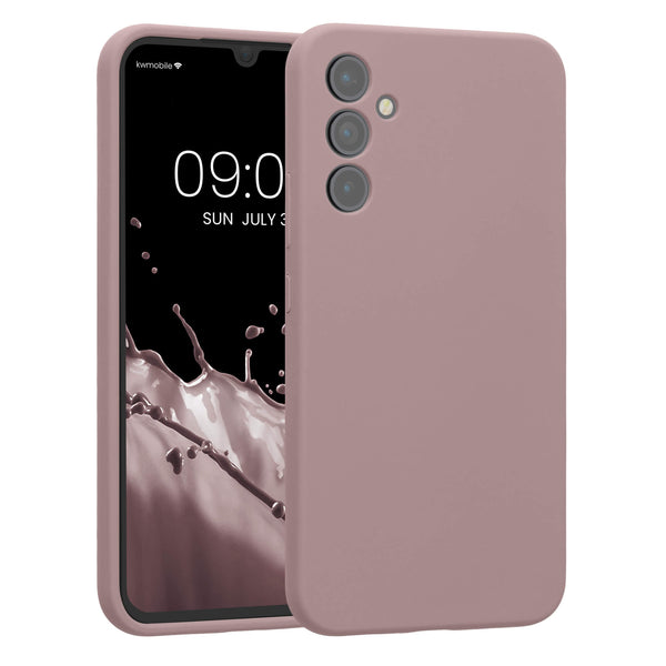 KW Samsung Galaxy A34 5G Θήκη Σιλικόνης Rubber TPU - Nude Lilac - 60807.236 - likebrands.gr