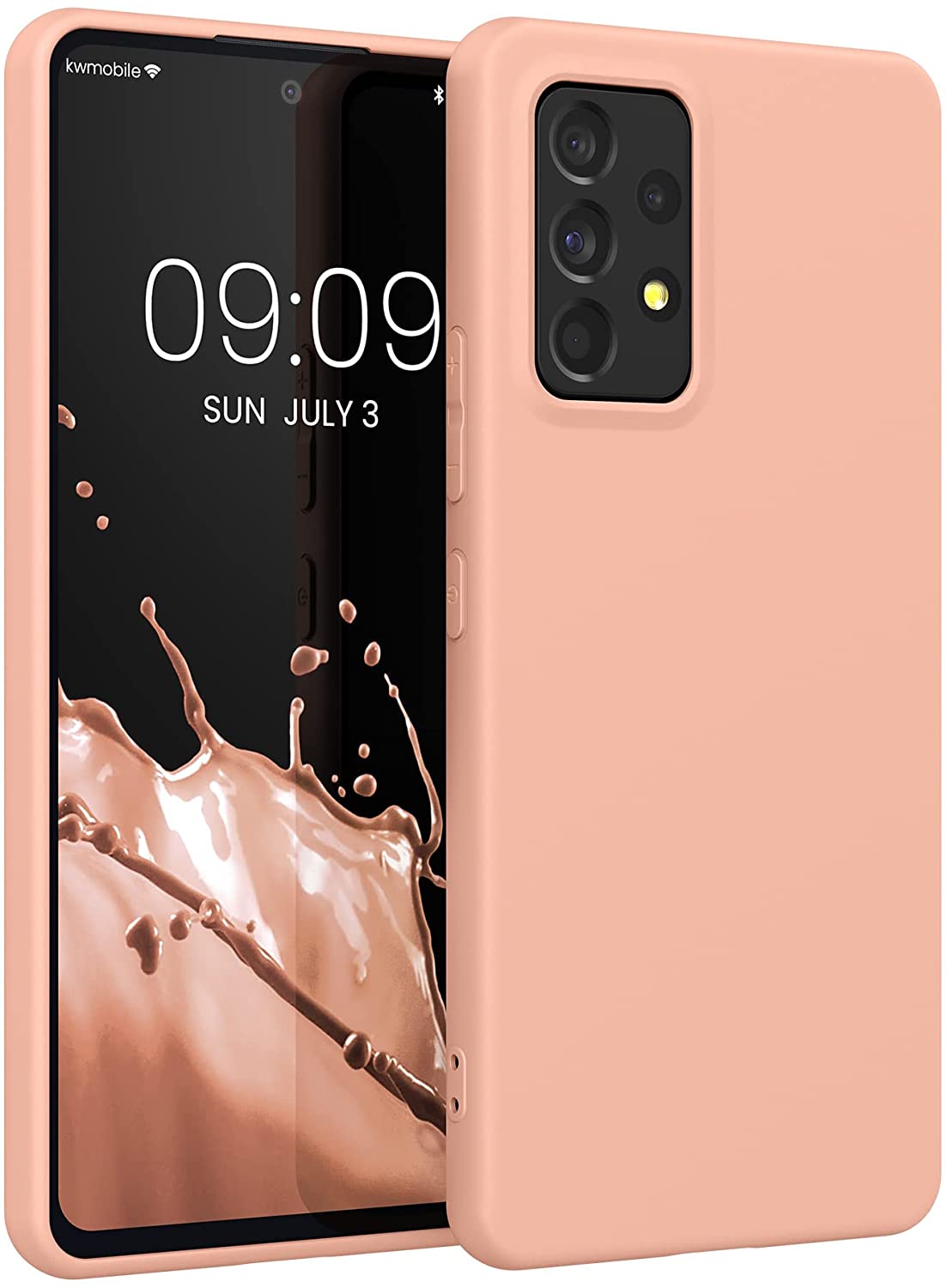 KW Samsung Galaxy A53 5G Θήκη Σιλικόνης TPU - Grapefruit Pink - 57808.199