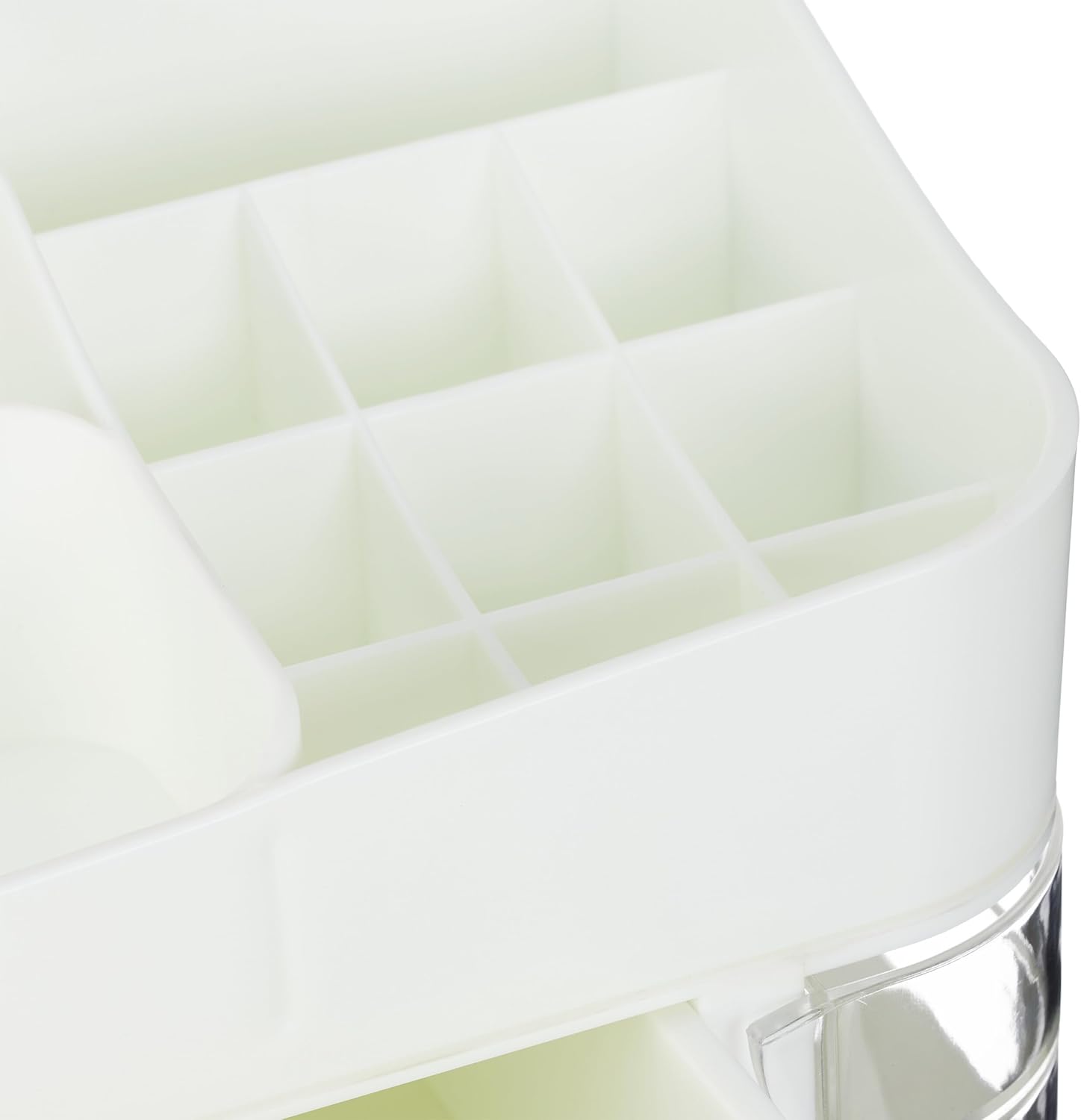 Relaxdays Οργανωτής Καλλυντικών με Συρτάρι - White - 4052025479435