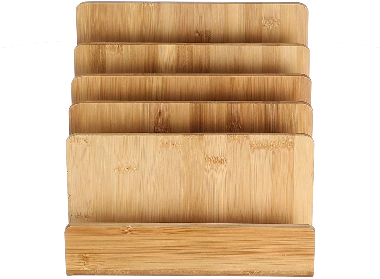 Relaxdays Θήκη Αποθήκευσης και Οργάνωσης Εγγράφων από Bamboo - Natural - 4052025191313